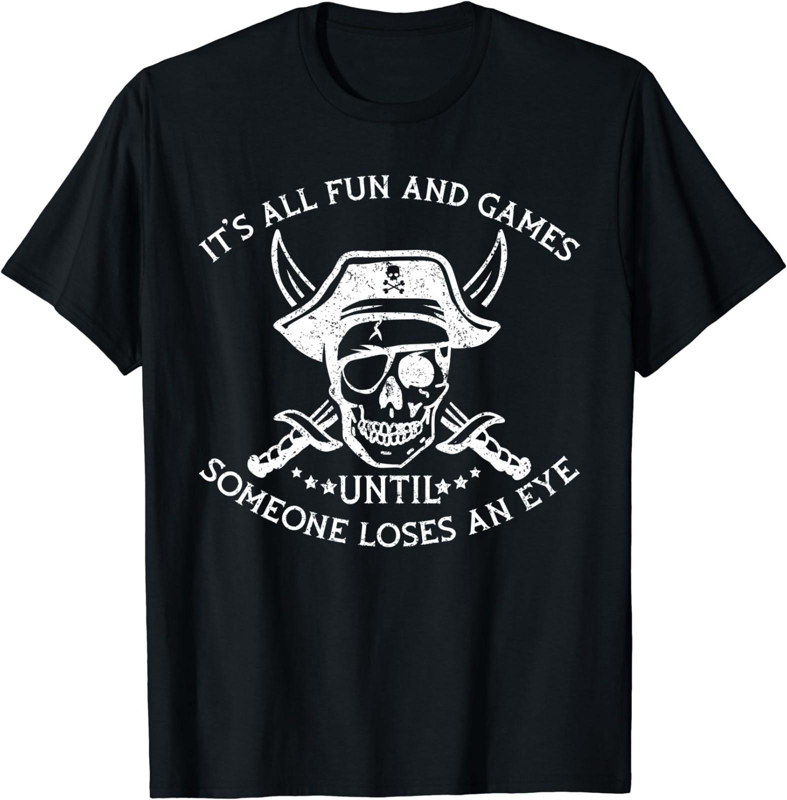 Funny Pirate Humor Quote Crossbones Design Performance T-Shirt S