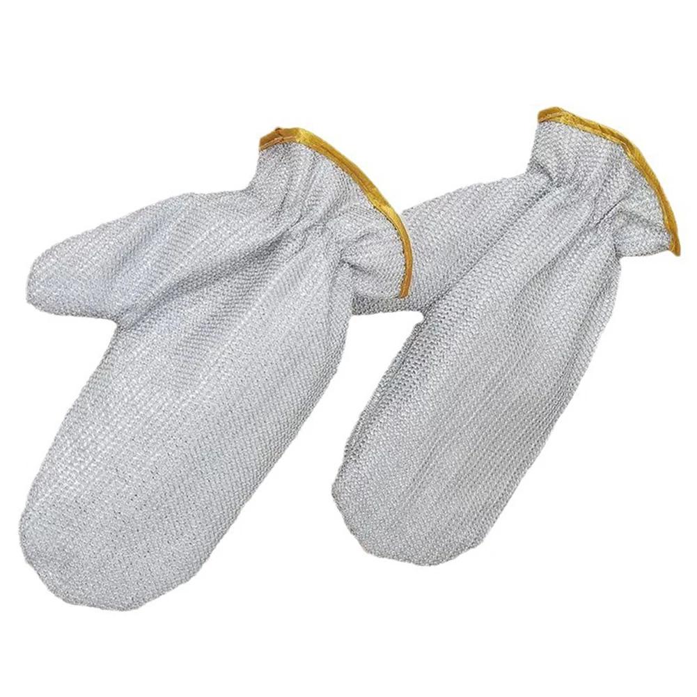 

1 пара перчаток для удаления ржавчины, перчатки для мытья посуды, перчатки для защиты от порезов, бытовая губка, скребок для посуды, чистка кухни