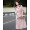 Demana Cloud Cotton Elegant Spring Dress with Floral Petal Sleeves
