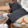 Girls' Lace Velvet Pants Autumn and Winter 2026 Fashion Style Baby Girl Winter Clothes Fake Two-piece Casual Leggings