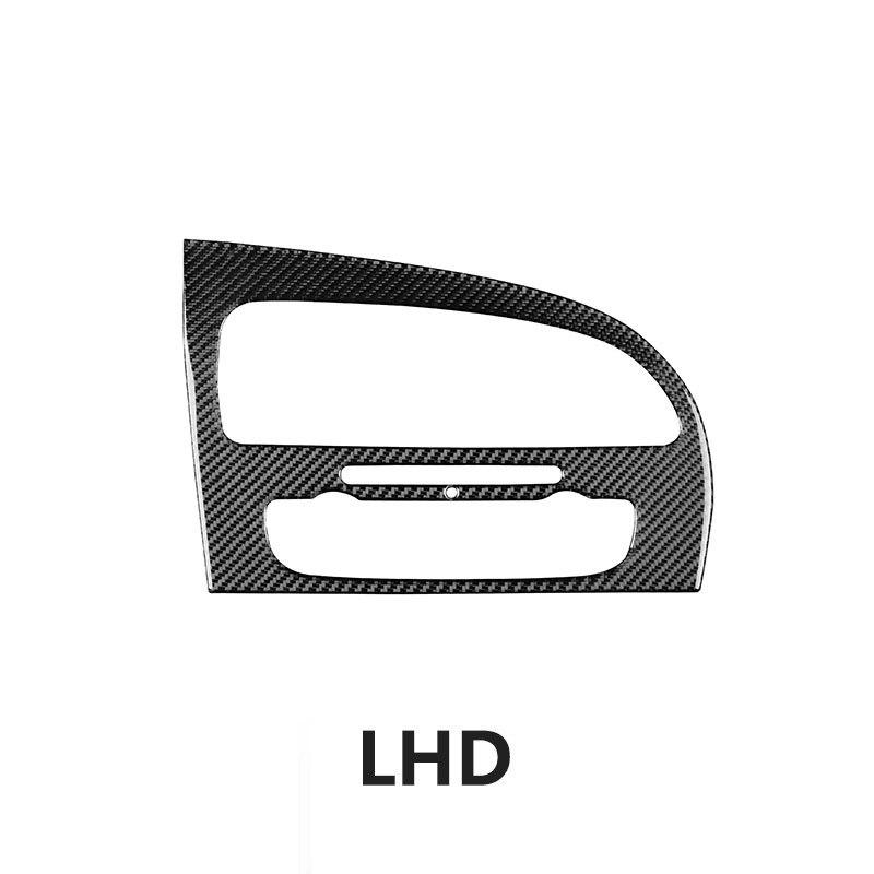 Car Center CD Panel Trim Accessories For Seat Leon 2005 2006 2007 2008 2009 2010 2011 2012 Interior Soft Carbon Fiber