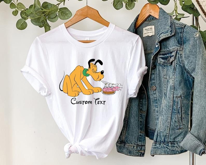 Disney Characters Birthday Shirt, Pluto Birthday Shirt, Custom Birthday Shirt, Birthday Family Matching Shirt, Birthday Party Shirt 160