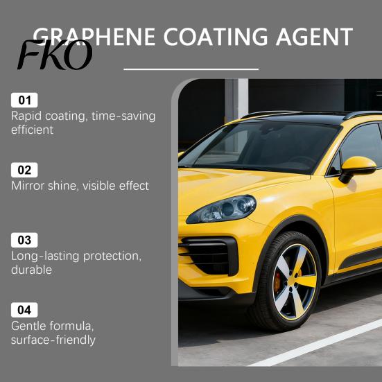 Gloss Car Polish Graphene Ceramic Coating Agent, 120ml Paint Sealant for Mirror Surface Shine Enhancer Shine, Quick Dry Spray UV & Acid