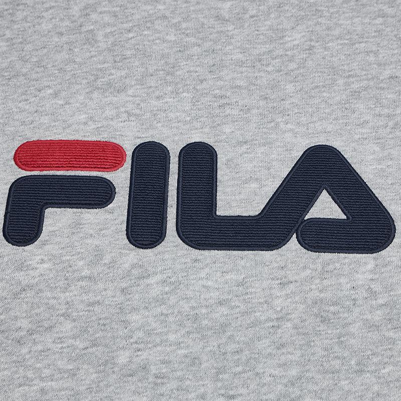 Men's FILA ORIGINALE Sweatshirts Unisex Smoke Cloud Heather Gray Crew Neck Moderate Other