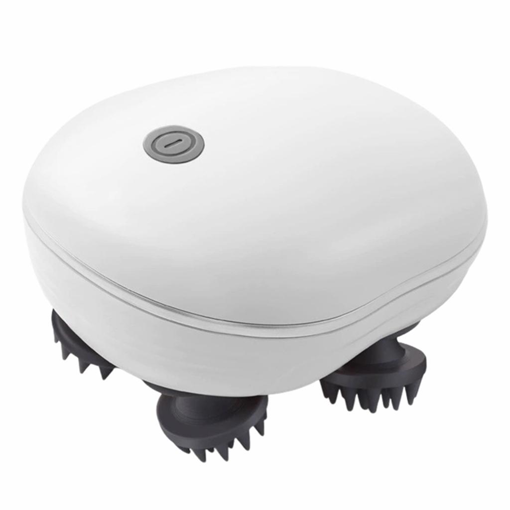 Electric Handheld Head Massager Antistress Relax Body Massage Relieving Muscle Tension Massager With Four Rotating Massage Heads