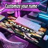 Custom Name Personalized Demon Slayer Pattern Mousepad, Laptop PC Desk Mat, Decorative Desk Mat for Home Keyboard Pad Gift