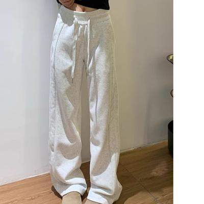 Women's Spring and Autumn New Loose Straight Small Small Narrow Version Wide Legs