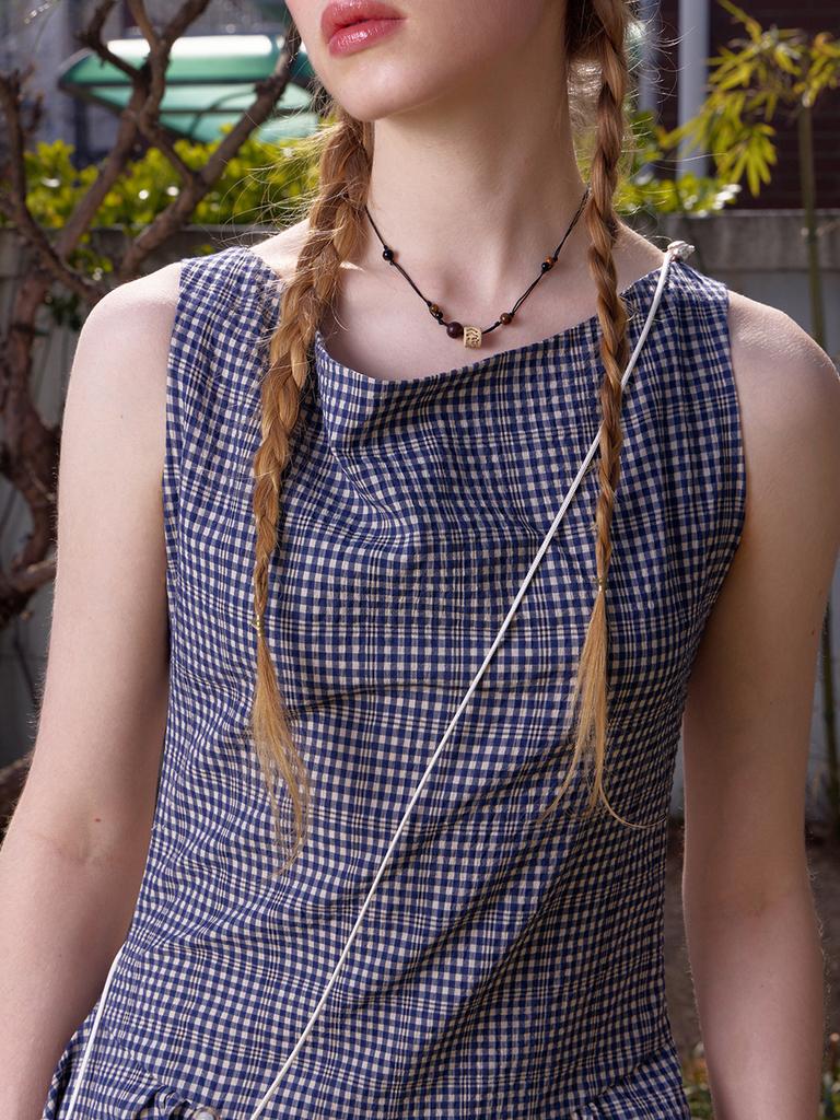 Tilda Matilda Seesaw Cowl Neck Dress_Navy
