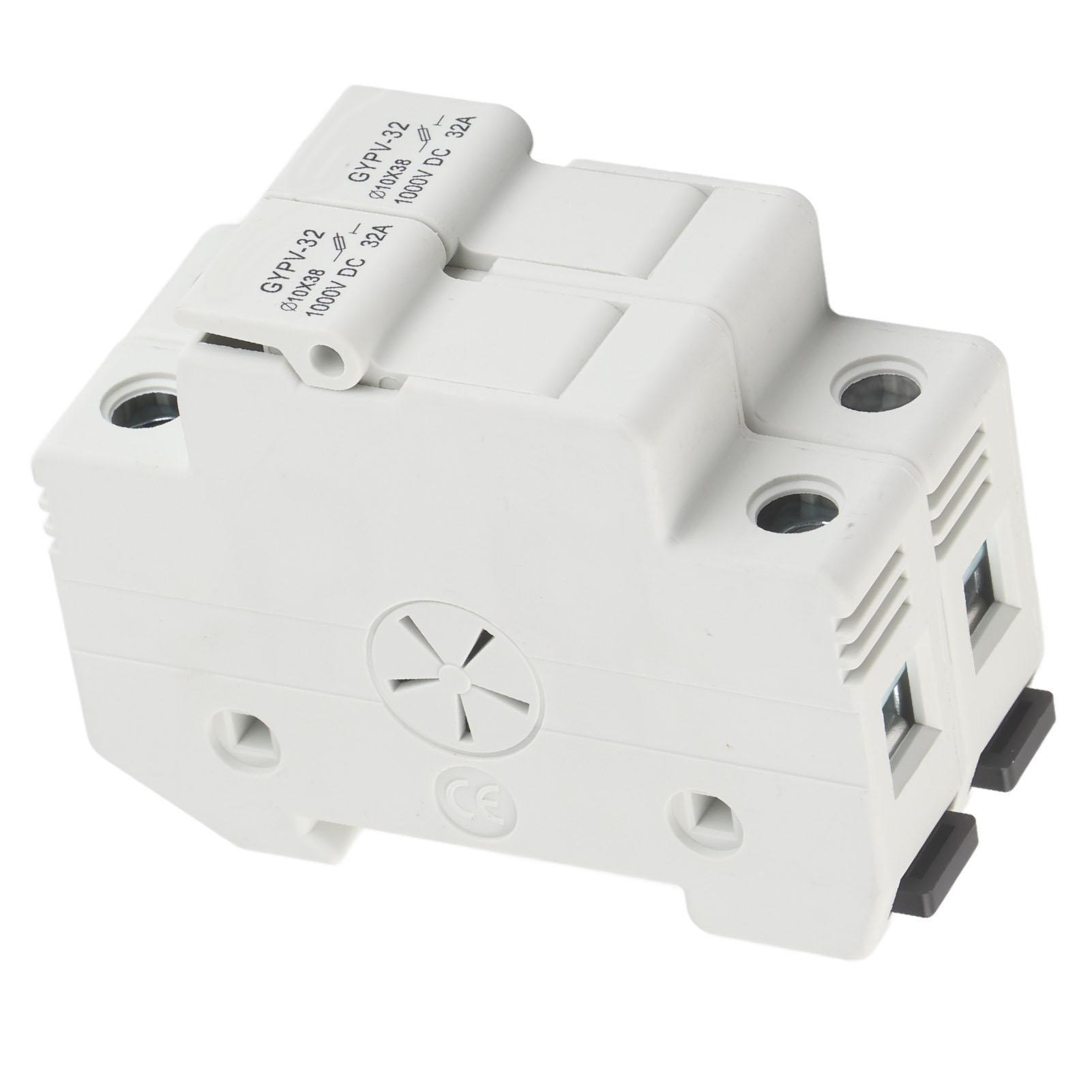 

15A Solar PV Fuse Short Circuit Protection Breaking Protection 32A 2P PV Fuse Holder Set 1000VDC