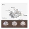 Summer Girls Princess Sandals Crystal Flower Sandals Children's Shoes Baby Girl Rhinestone Sandals Crystal Shoes
