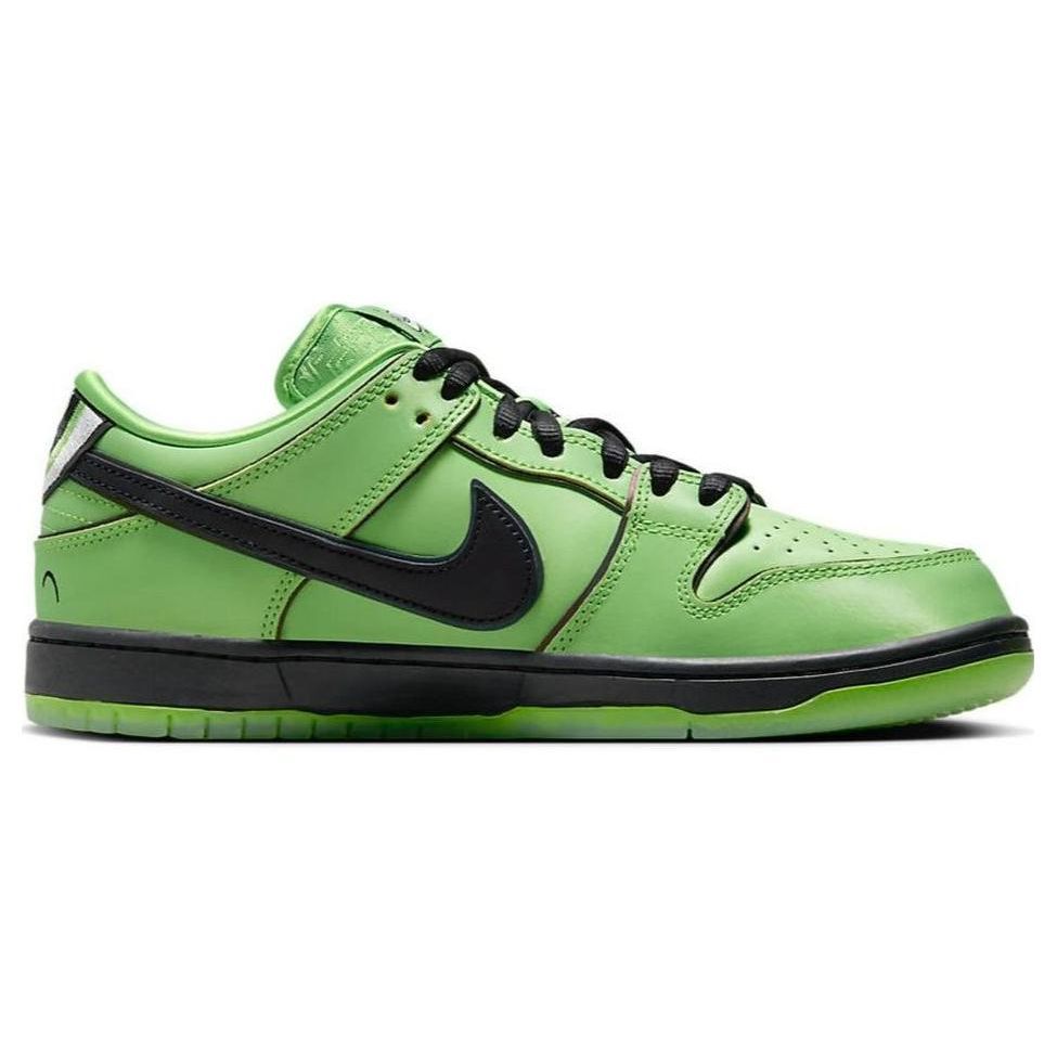 The Powerpuff Girls x Nike Dunk Low Pro SB QS Buttercup Unisex Spor Ayakkabı Yeşil Mean-Green Siyah FZ8319-300