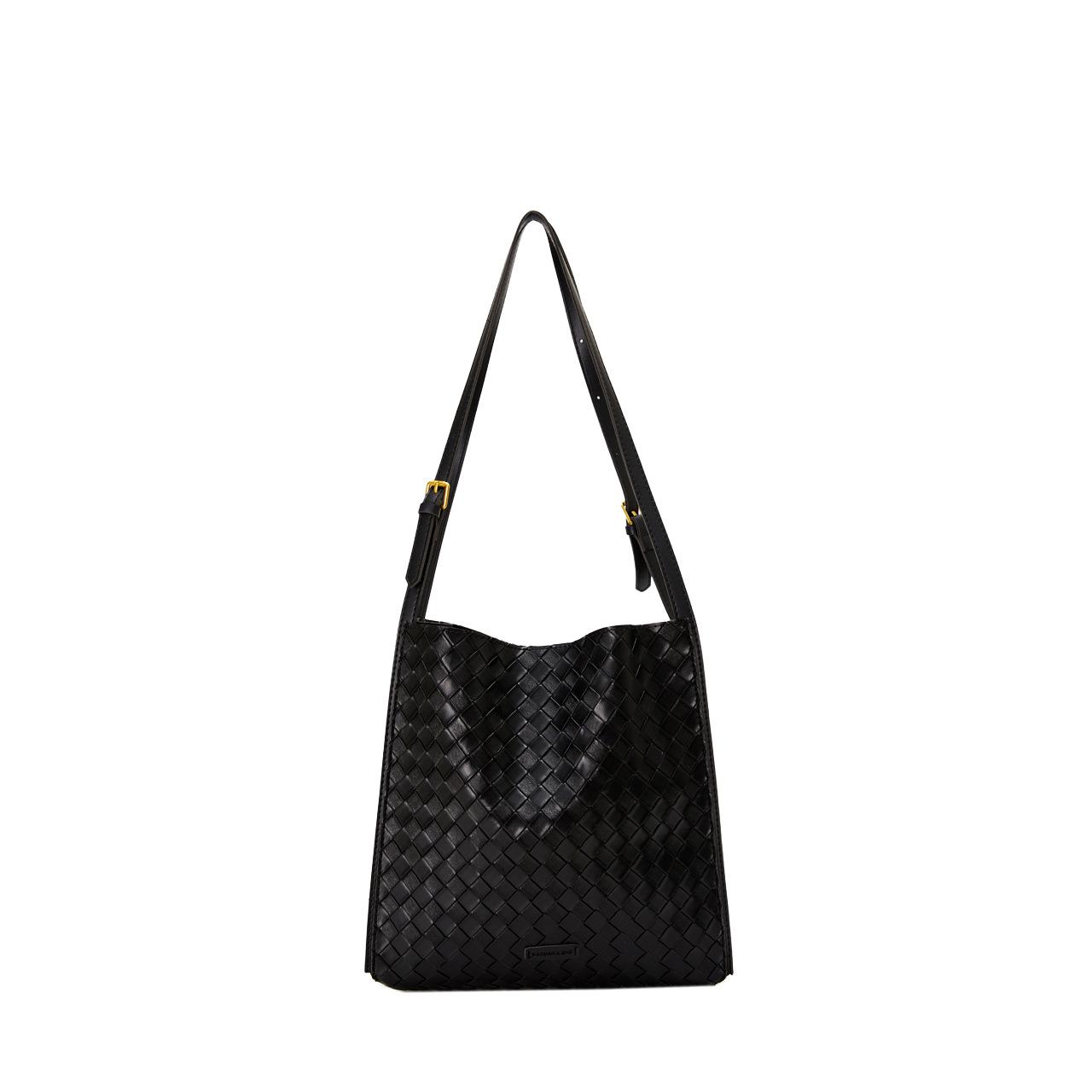 

Сумка большой вместимости Женская новая модная сумка-тоут через плечо Универсальная сумка чёрный