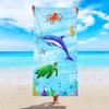 1pc Ultra fine fiber large animal printed beach towel, quick drying soft and absorbent outdoor swimming towel