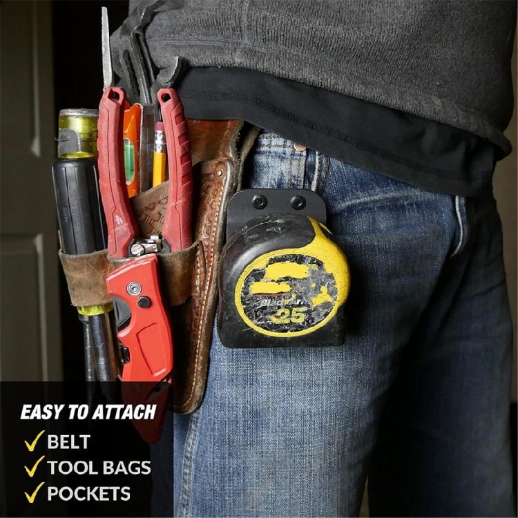 Heavy Duty Magnetic Tool Hook Multifunctional Tool Hanger for Secure Hanging of Tape Measure and Tool