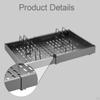 Cabinet Organizer Pull Out Storage Rack Expandable Shelf Carbon Steel Deep Suitable for