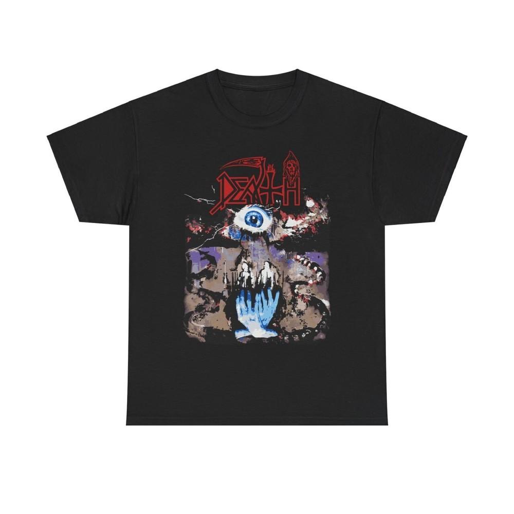 

Death Band Symbolic Album ROCK Adult Shirt Black Short Sleeve Tee Unisex T-Shirt S