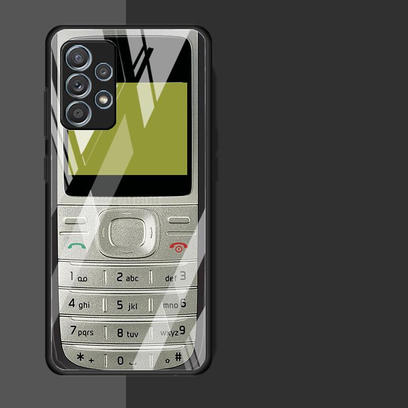 Magnetisches Radio Kassetten Glas Etui Für Samsung Galaxy A52 A71 A50 A51 A70 A21s A31 A72 A10 A12 A30 A22 5G Handyhülle