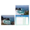 Calendar 2026 January-December Calendar Ornament Spiral Binding Hanging Monthly Wall Calendar for Home School or Office
