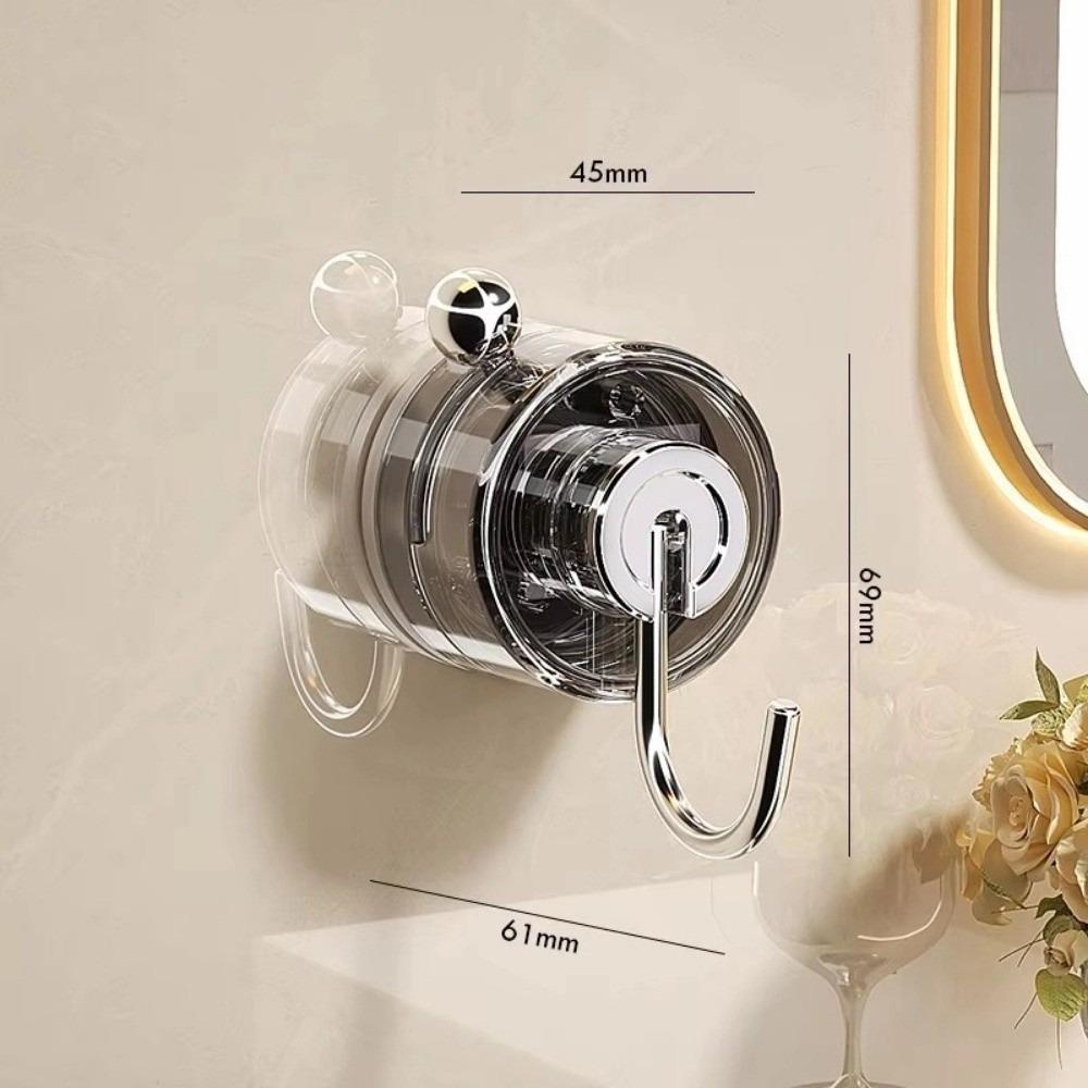Mini Suction Cup Hook Multi-function Rotating Swivel Hook Load-bearing Strong Non-perforated Non-marking Sticky Hook