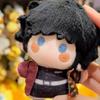 10cm Demon Slayer Tomioka Giyuu Plush Toys  Figure Toys Cartoon Game Anime Cosplay Toy Body Squeaking Plush Pendants