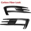 Pair Car Front Fog Light Grille Grill For VW Golf 7 MK7 GTI 2014 2015 2016 2017 Fog Lamp Lower Bumper Grill