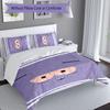 3pcs Towelie pattern bedding set duvet cover set includes duvet cover &pillowcases, perfect all season bedroom decoration & gift