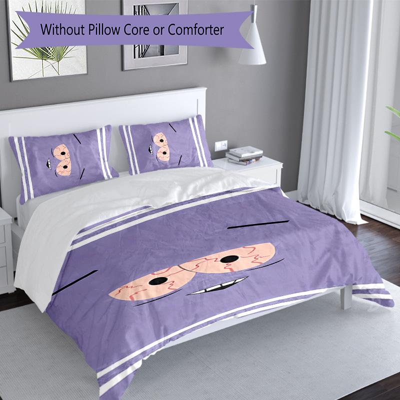 3pcs Towelie pattern bedding set duvet cover set includes duvet cover &pillowcases, perfect all season bedroom decoration & gift