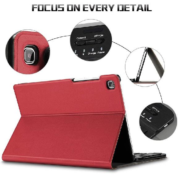 Suitable for Samsung Tab A7 2020 SM-T500/T505 10.4inch tablet protective case keyboard leather case