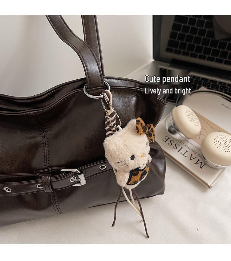 Maillard Retro Women's Underarm Bag - Autumn/Winter 2025 Trendy Niche Tote, Simple Commuter Style.