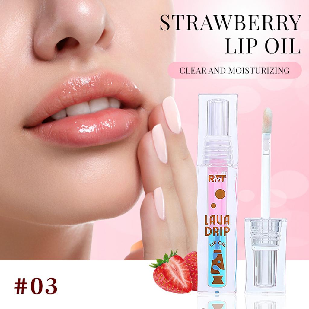 Portable Dual-Shade Lip Gloss Oil – High-Nourish Plumping Effect, Fruit Aroma, Mini Size with Glossy Finish