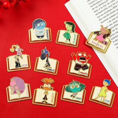 MINISO Išvirkštiniai Mieli Žymekliai Metaliniai Knygos Puslapių Laikikliai Animacinių Filmukų Gerbėjų Kolekcijos Knygų Kirmėlėms Knygų Mėgėjams Atgal į Mokyklą Sezono Dovana