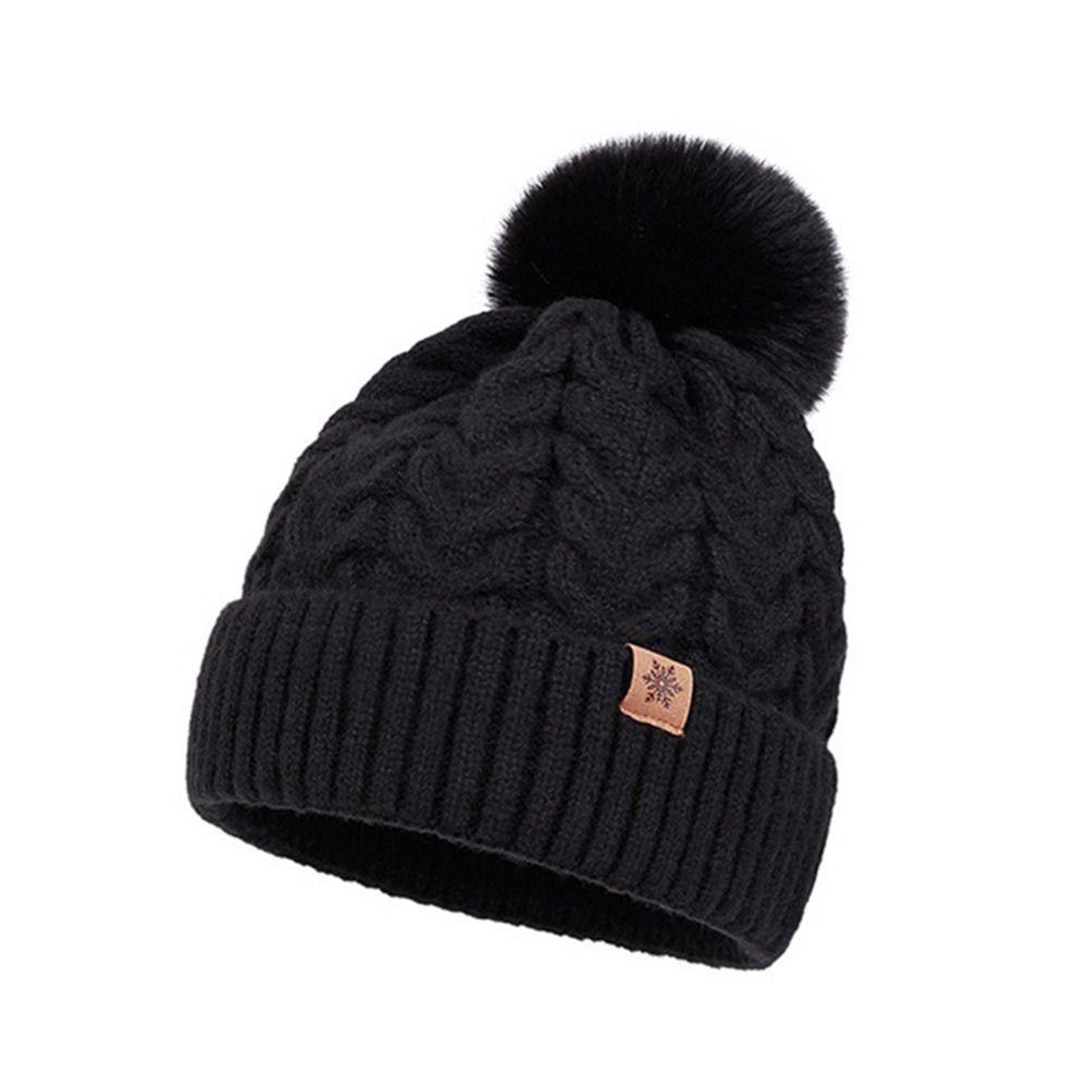 3Pcs/Set Fashion Warm Winter Hat Scarf Gloves Touchscreen Scarf Gloves Set Windproof Soft Scarf Cap Outdoor