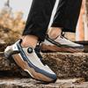 Shijia Men's Rotating Button Non-slip and Wear-resistant Mountaineering Sports Shoes Urban Road Running Shoes Outdoor Off-road Hiking Shoes