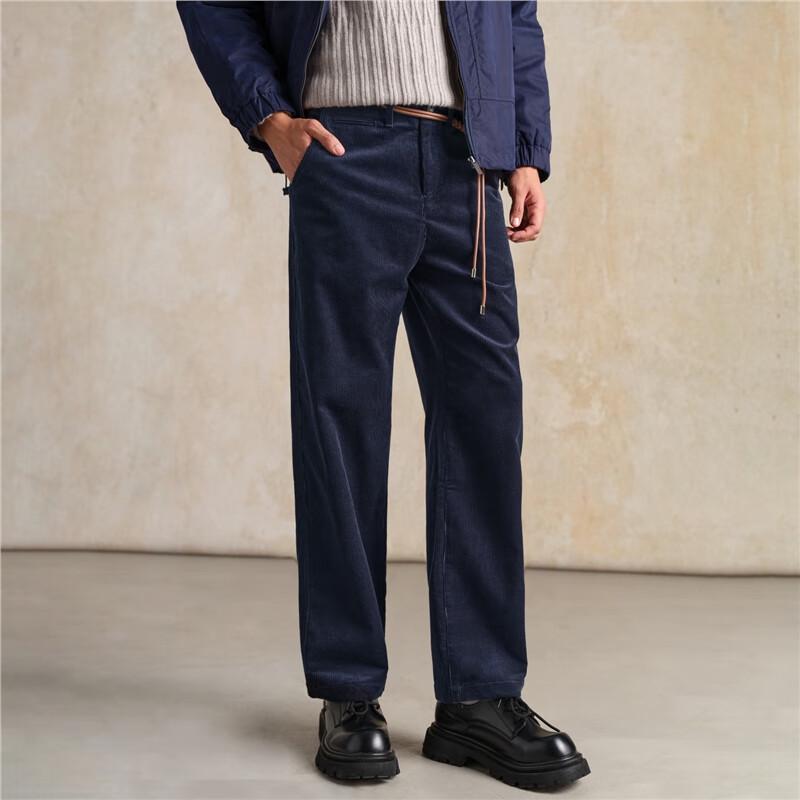 Giordano Men's Corduroy Straight-Leg Casual Pants