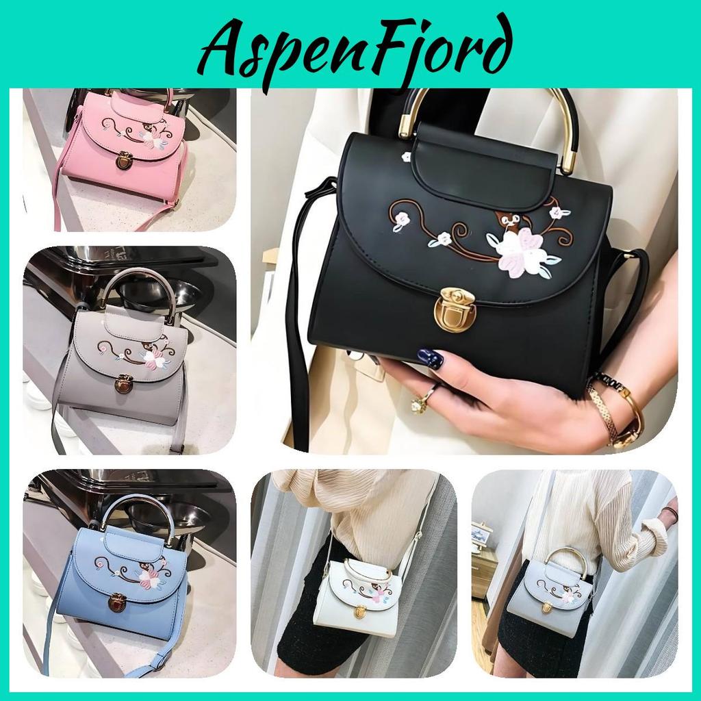 Stylish Women's Crossbody Bag Durable Pu Leather Handbag With Contemporary Box Design