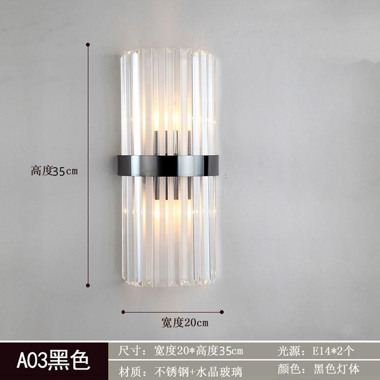 

Настенный светильник Crystal Golden в американском стиле в стиле кантри, настенный декор, светильник для роскошной виллы, отеля, кабинета, коридора, гостиной, светильники