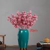 20 Stück Künstliche Rote Picks Weihnachts-Xmas-Ornamente DIY-Bastelarbeiten Schneebereift für
