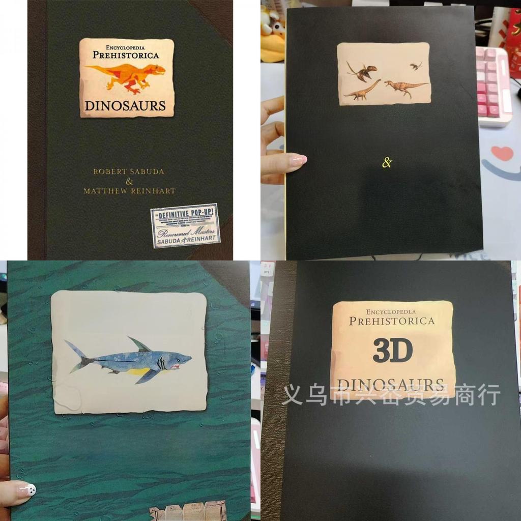 Dinosaur Encyclopedia 3d Paper Book For Prehistoric Animal Learning And Gift