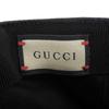 Pristine GUCCI Cap Black Cotton Mens 751400 Used