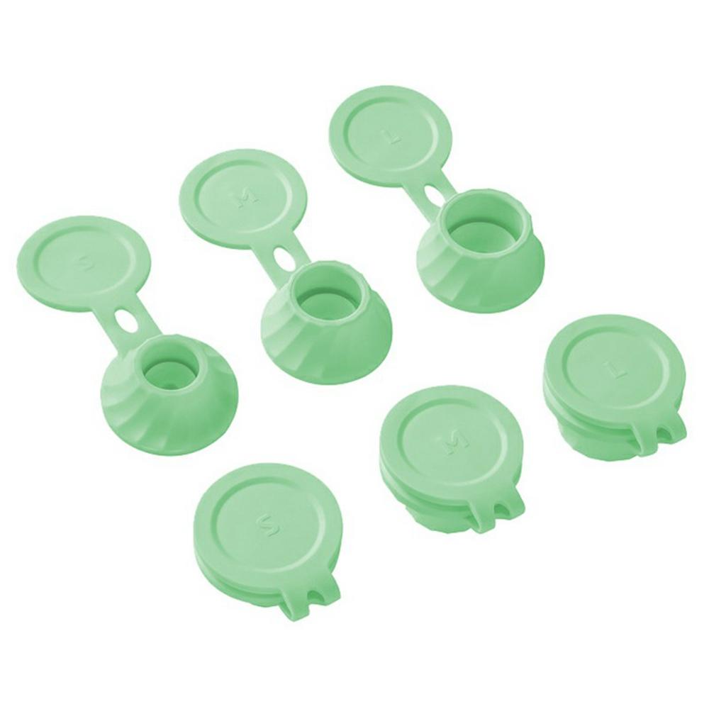 

6 шт. Перевернуті кришки для пляшок TPE Протипротікаючі дозатори для шампуню, кондиціонера, гелю для душу, кухонних пляшок з соусом C