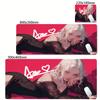 Beautiful Girl New Mouse Pad Gaming Mousepad Kawaii Anime Girl Red Deskmat ESports Office PC Mice Mat Natural Rubber Mausepad