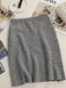 Women's Versatile Liu Liu Style High Neck Short Sleeve Knit Wool Sweater
