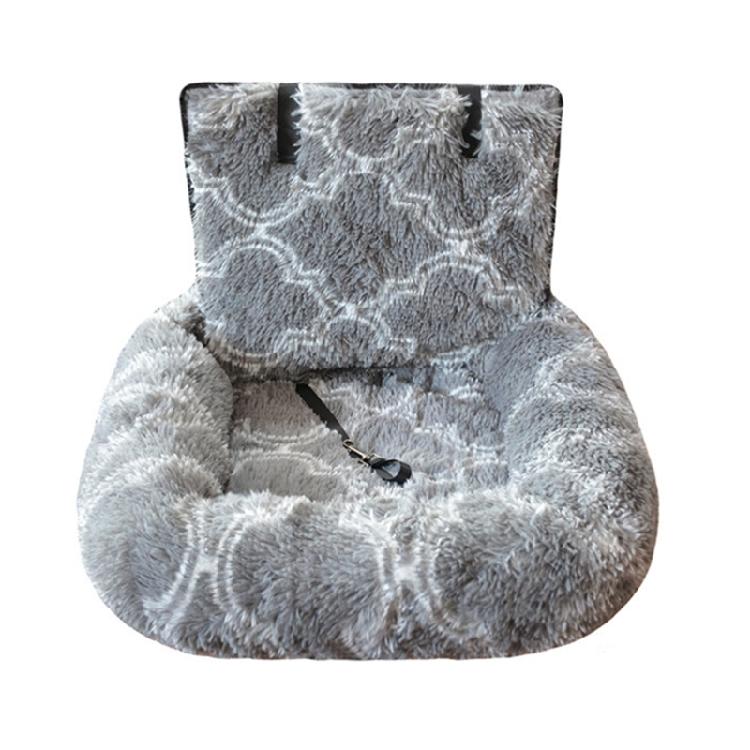Travel Dog Carseat Bed For Car And Indoor Use Soft Padded Pet Mat Detachable Cover Design Breeds Car Seat Protector Pad