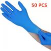 20/50/100PCS Blue Nitrile Disposable Gloves Household Cleaning Gloves Non-Sterile Working Kitchen Gloves Powder & Latex Free