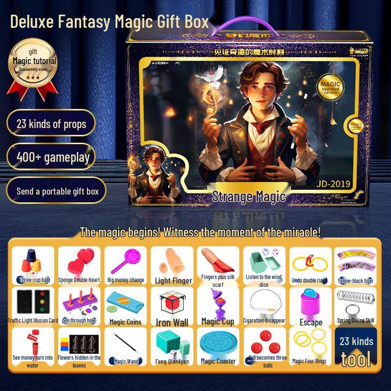 

Дитячий набір фокусів: Магічні реквізити та фокуси для гри батьків з дітьми - Ідеальний подарунок на день народження для хлопчиків