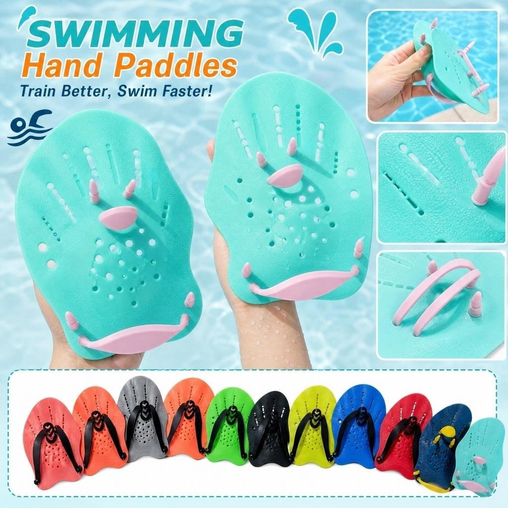 Swim Hand for Training, Adjustable Adult and Kids Flippers for Technique and Strength