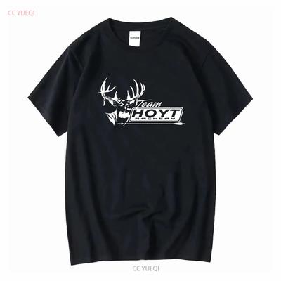 New T Shirt Hoyt Archery Bow Logo Mens Black USA Size S To 5XL Long or Short Sleeves Vintage Washed Stretched Comfortable