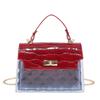 Retro Fashion Ladies Small Shoulder Bag With Lock Closure For Street Style Outfits