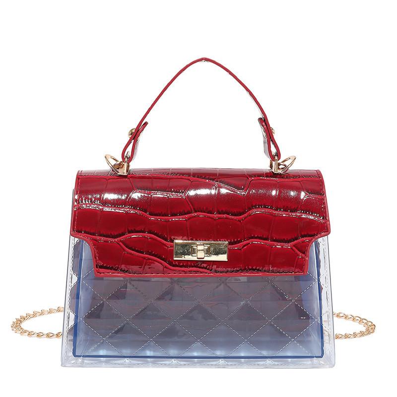 Retro Fashion Ladies Small Shoulder Bag With Lock Closure For Street Style Outfits