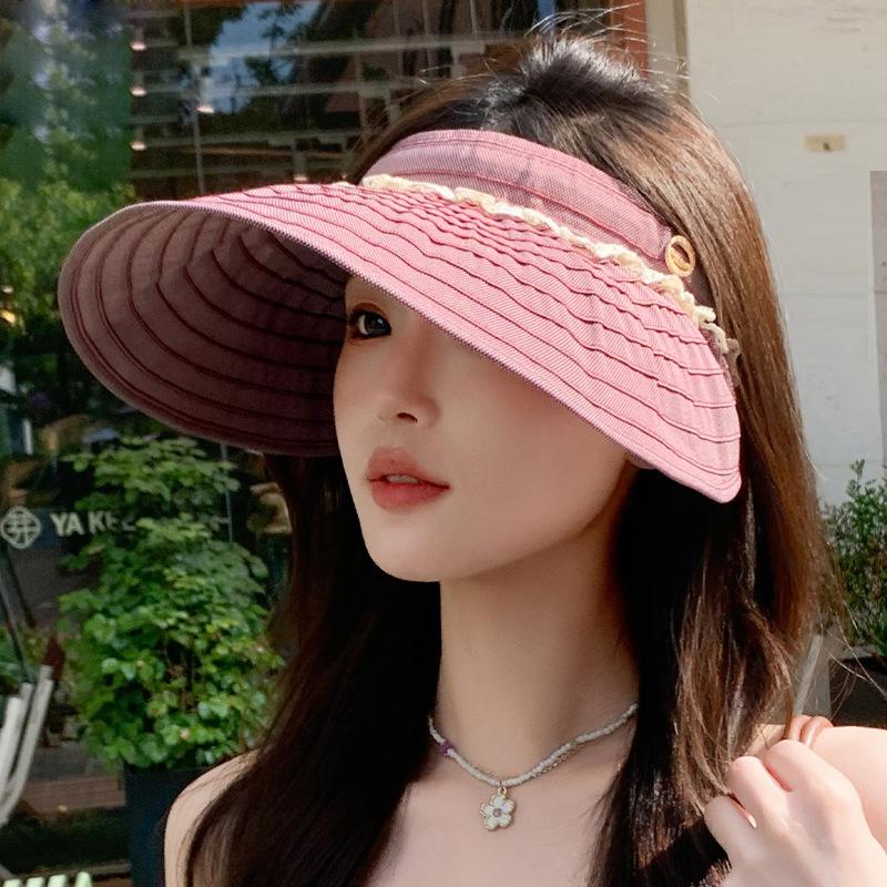 Spring Summer Sunscreen Cap Large Brim Sunshade Anti-Ultraviolet Outdoor Sunshade Cap